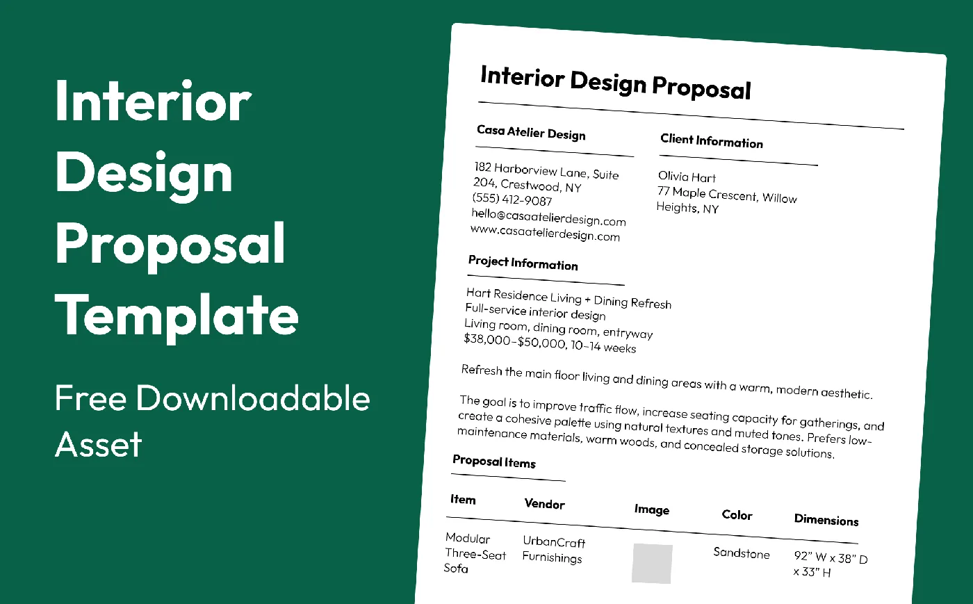 Interior Design Proposal Template: Complete Guide to Winning More Projects